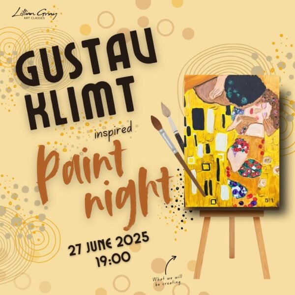 27 June 2025 Gustav Klimt inspired Paint Night 19:00