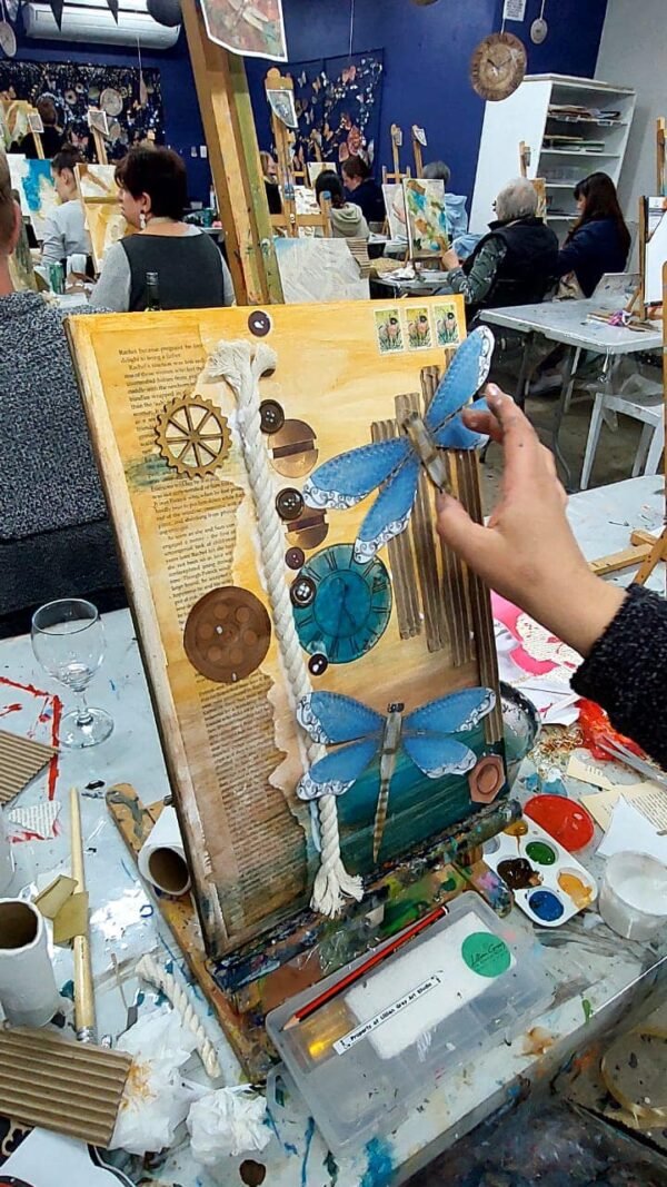 26 Sep 2025 Steampunk Mixed Media Paint Night 19:00 - Image 6