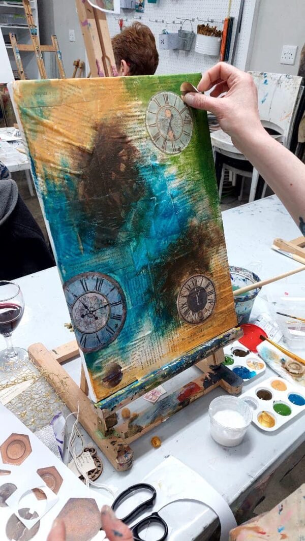 26 Sep 2025 Steampunk Mixed Media Paint Night 19:00 - Image 8