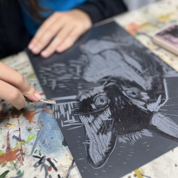 6 July 2025 Linocut Printmaking Workshop - Image 18