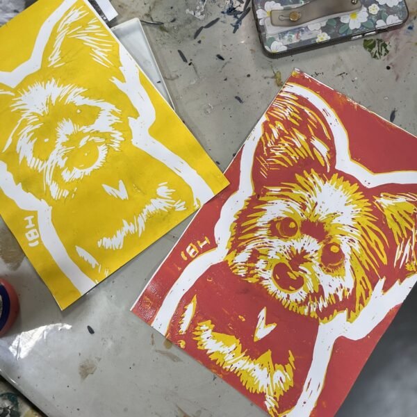 6 July 2025 Linocut Printmaking Workshop - Image 19