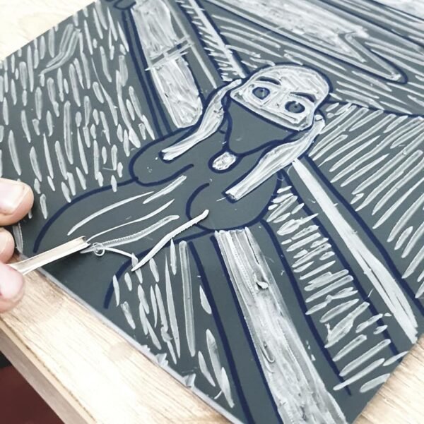 6 July 2025 Linocut Printmaking Workshop - Image 33