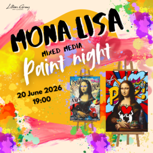 20 June 2026 Mona Lisa Mixed Media Paint Night 19:00