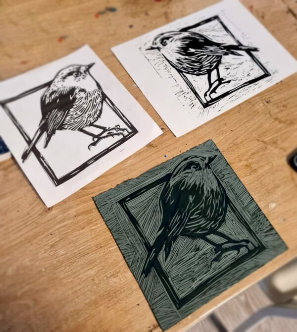 6 July 2025 Linocut Printmaking Workshop - Image 4