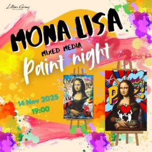 14 Nov Mona Lisa Mixed Media Paint Night 19:00