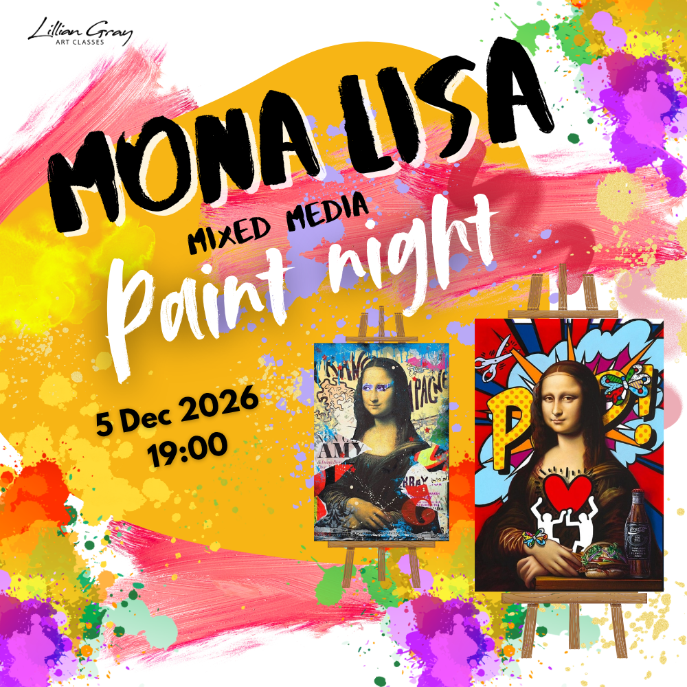 5 Dec 2026 Mona Lisa Mixed Media Paint Night 19:00