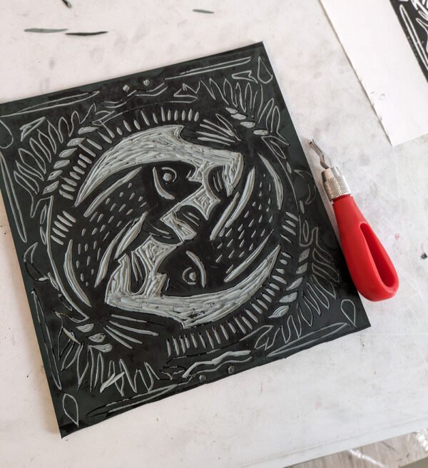 6 July 2025 Linocut Printmaking Workshop - Image 21