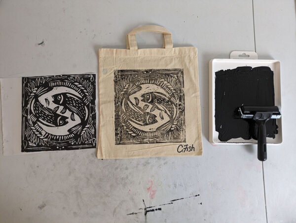 6 July 2025 Linocut Printmaking Workshop - Image 22
