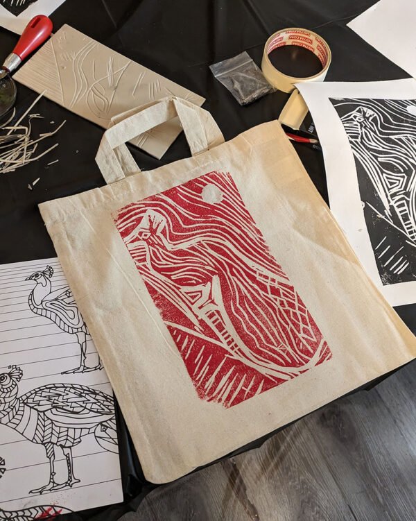 6 July 2025 Linocut Printmaking Workshop - Image 26