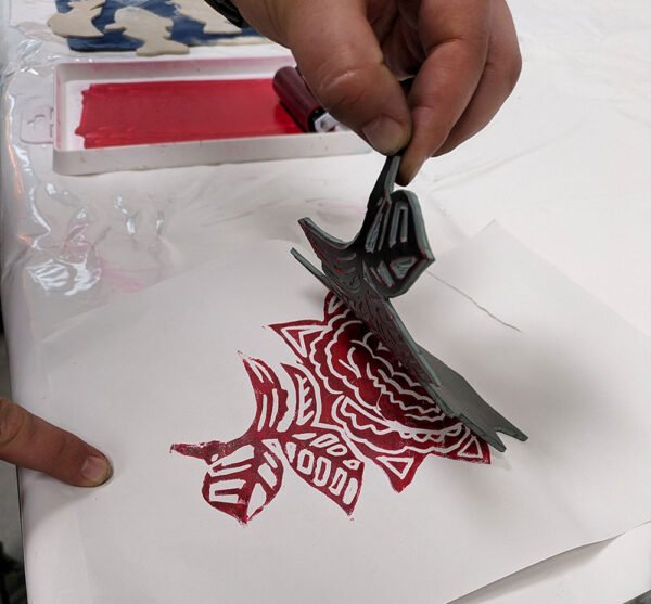 6 July 2025 Linocut Printmaking Workshop - Image 27