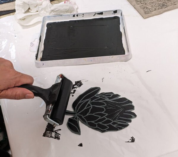 6 July 2025 Linocut Printmaking Workshop - Image 28