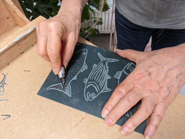 6 July 2025 Linocut Printmaking Workshop - Image 29