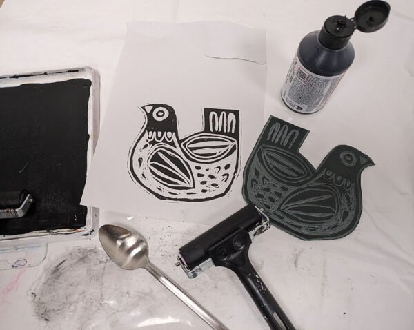 6 July 2025 Linocut Printmaking Workshop - Image 30