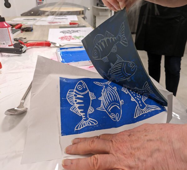 6 July 2025 Linocut Printmaking Workshop - Image 32