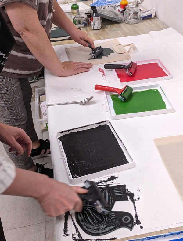 6 July 2025 Linocut Printmaking Workshop - Image 34