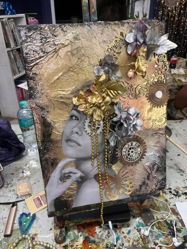 26 Sep 2025 Steampunk Mixed Media Paint Night 19:00 - Image 3