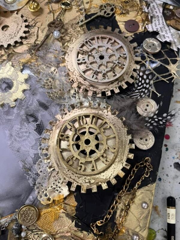 26 Sep 2025 Steampunk Mixed Media Paint Night 19:00 - Image 4