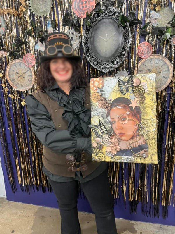 26 Sep 2025 Steampunk Mixed Media Paint Night 19:00 - Image 2