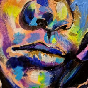 Blue_Seeing a better future for all artwork by South African artist Lillian Gray 02 (6)