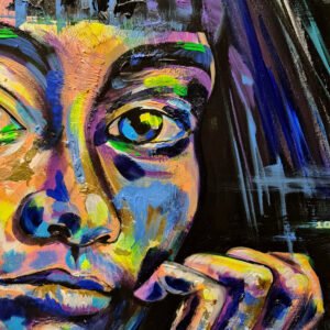 Blue_Seeing a better future for all artwork by South African artist Lillian Gray 02 (8)