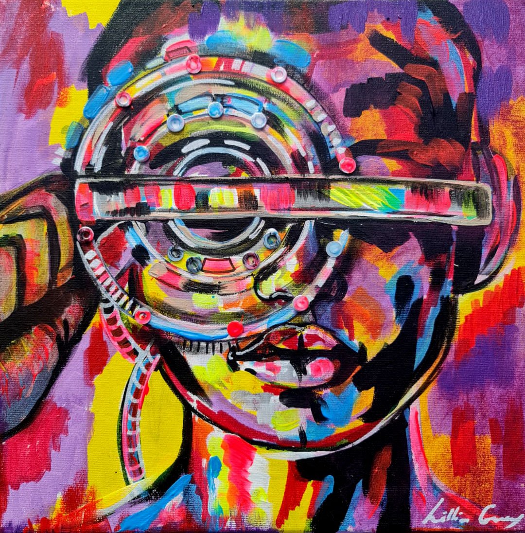 Deus_Seeing a better future for all artwork by South African artist Lillian Gray (1)