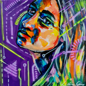 Fibre_Seeing a better future for all artwork by South African artist Lillian Gray (1)