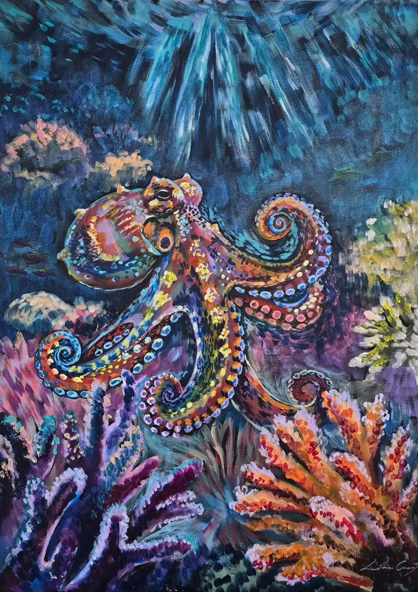 LillianGray_Currents&Corals_50x70cm