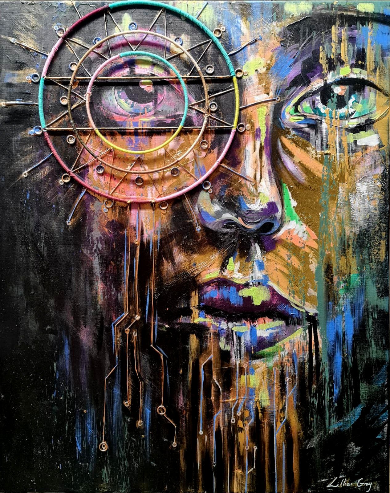 Renew_Seeing a better future for all artwork by South African artist Lillian Gray (2)