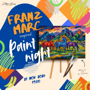 21 Nov 2026 Franz Marc inspired Paint Night 19:00