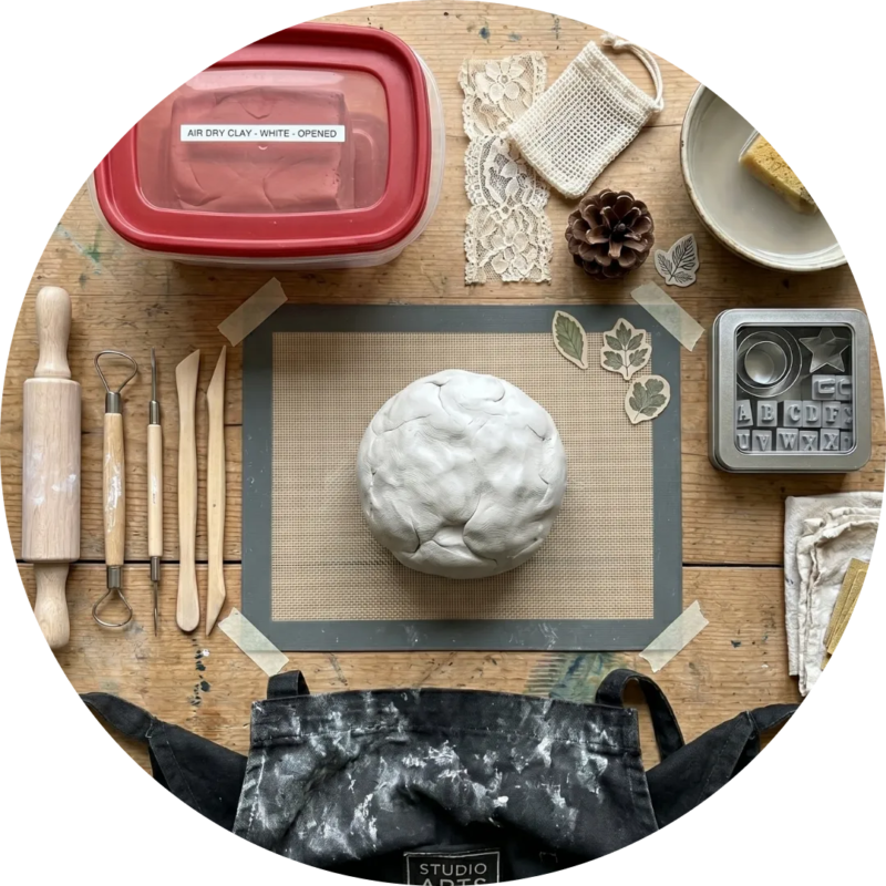 Mediums_AirDry Clay_Round
