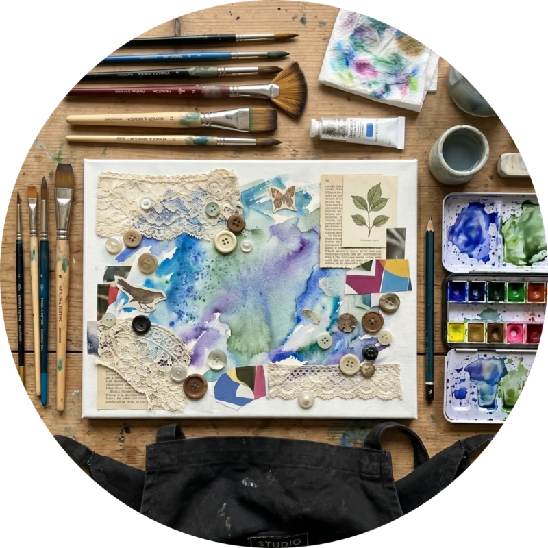 Mediums_ Mixed Media_Round