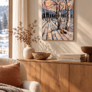 Alternative view of Winter Light in Bavaria